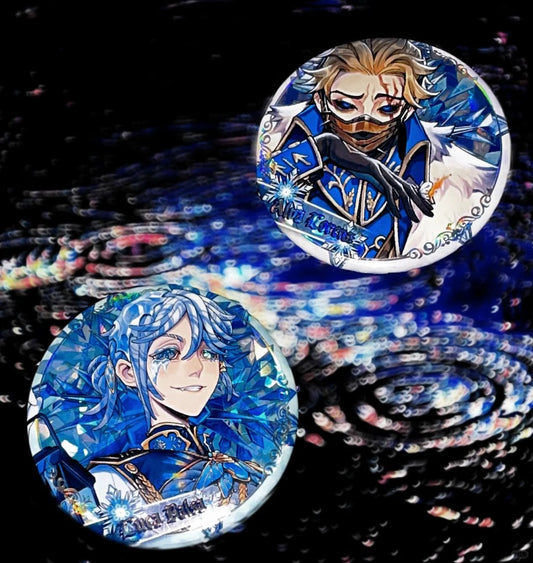 Identity V | Frozen Kingdom Series Pins Tin Badge Collection 7 Distinct Designs Per Box