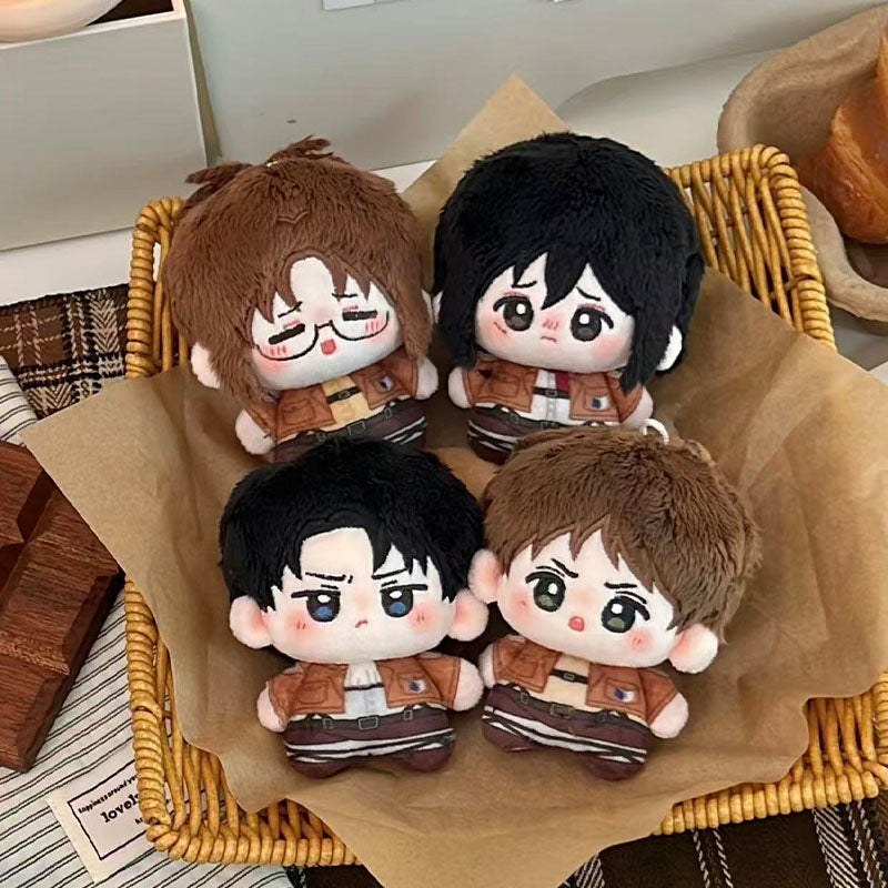 AOT | Cute Cotton Doll Key Chain 10CM Eren Mikasa