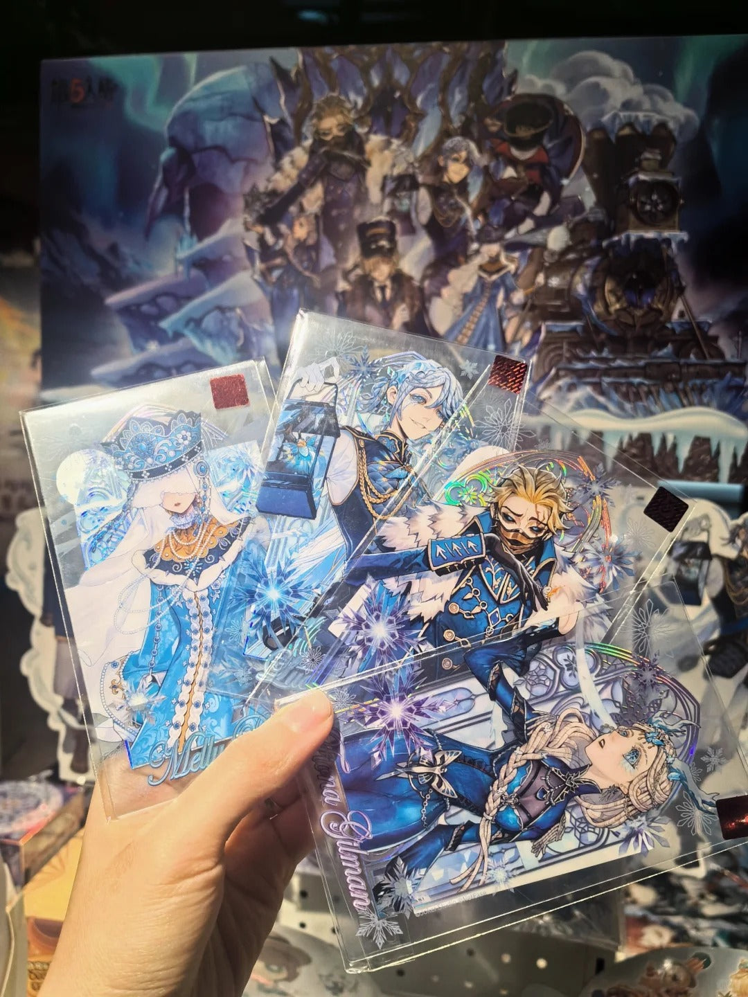 Identity V | Frozen Kingdom Series Clear Photo Card 7 Characters Set