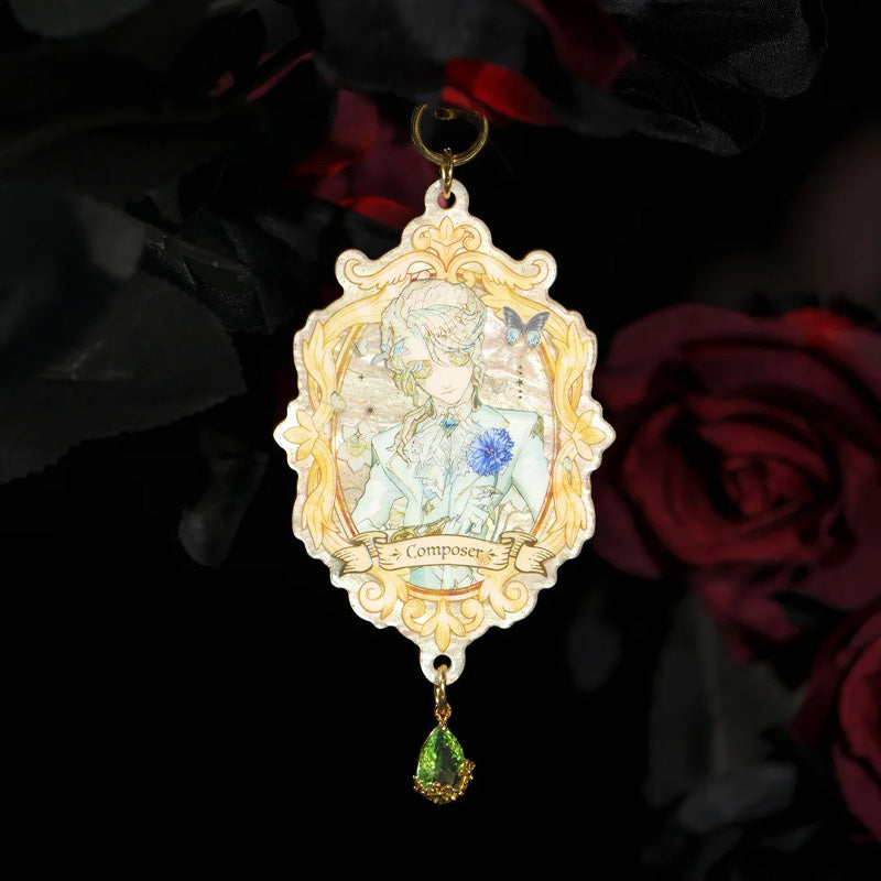 Identity V | Specimen Gallery Dangle Charms Acrylic KeyChain Bag Charm Collectibles Luca