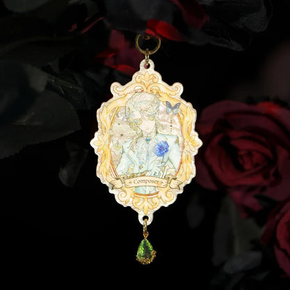 Identity V | Specimen Gallery Dangle Charms Acrylic KeyChain Bag Charm Collectibles Luca