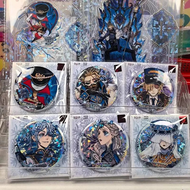 Identity V | Frozen Kingdom Series Pins Tin Badge Collection 7 Distinct Designs Per Box