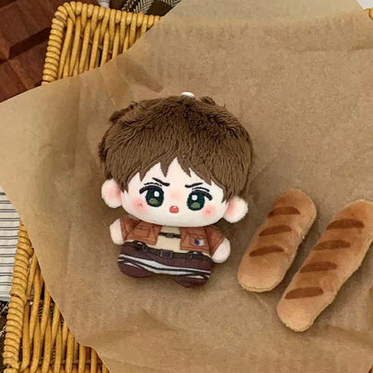 AOT | Cute Cotton Doll Key Chain 10CM Eren Mikasa