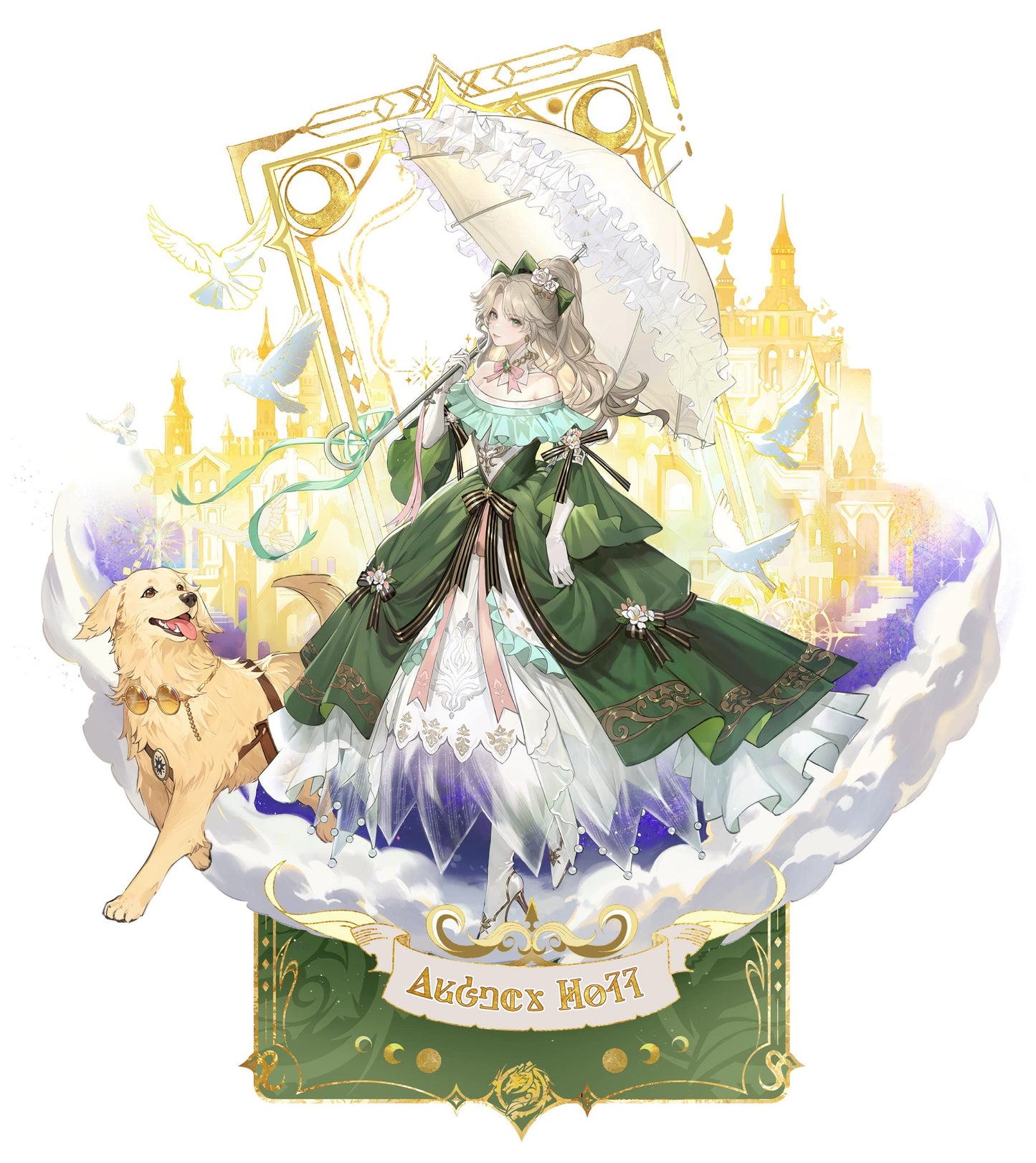 LOTM X Honor of Kings Collab Series Acrylic Photo Card Standee Badges