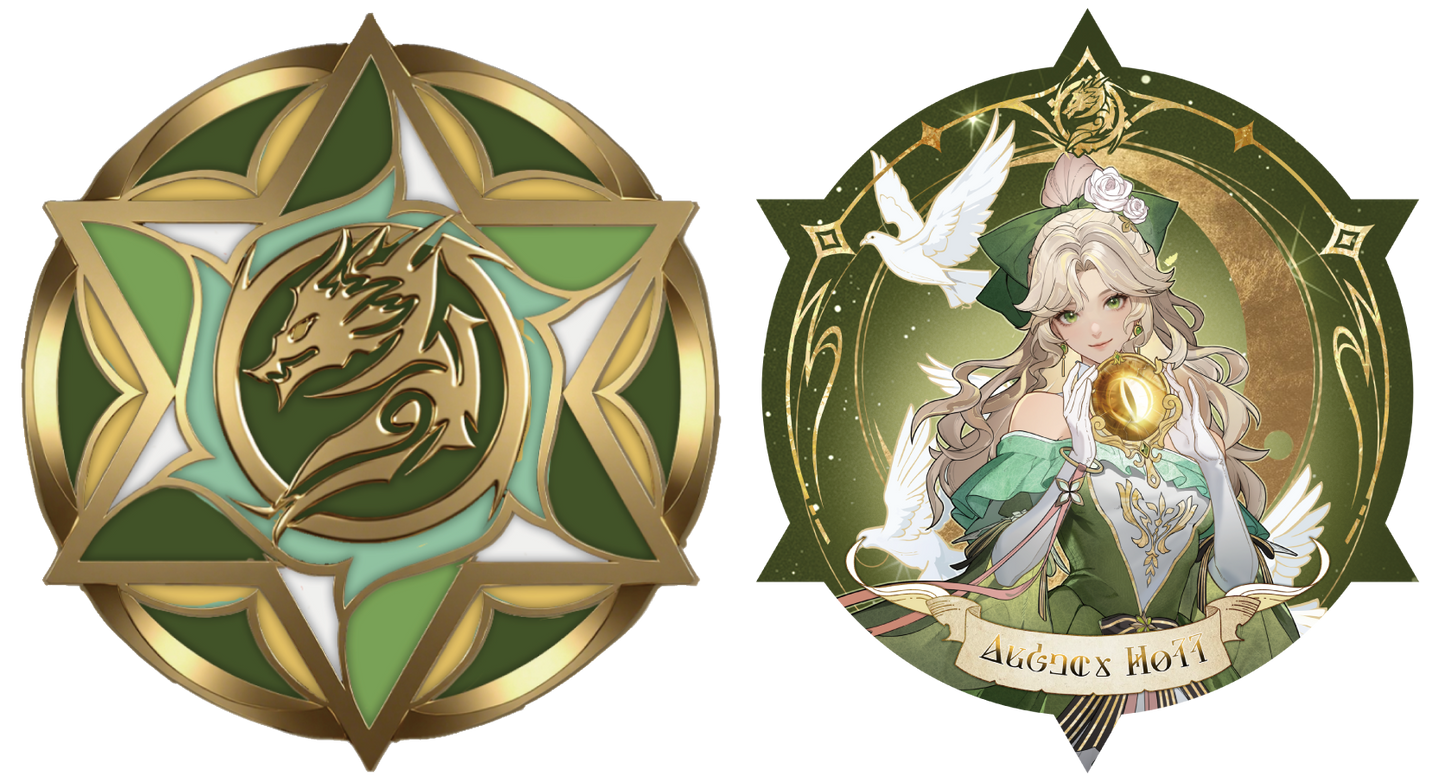 LOTM X Honor of Kings Collab Series Acrylic Photo Card Standee Badges