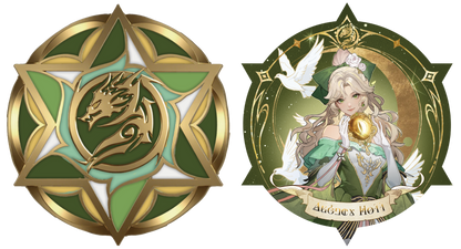 LOTM X Honor of Kings Collab Series Acrylic Photo Card Standee Badges