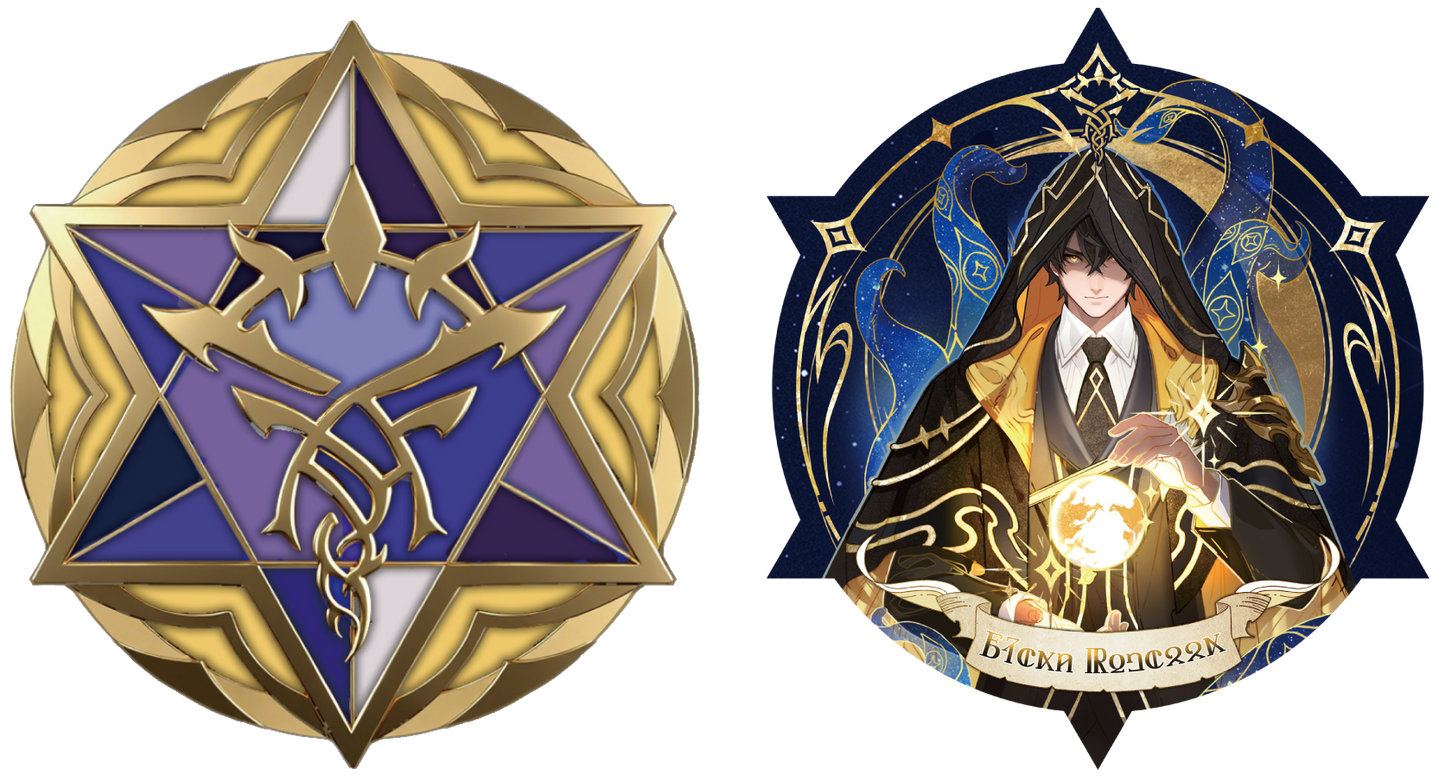 LOTM X Honor of Kings Collab Series Acrylic Photo Card Standee Badges