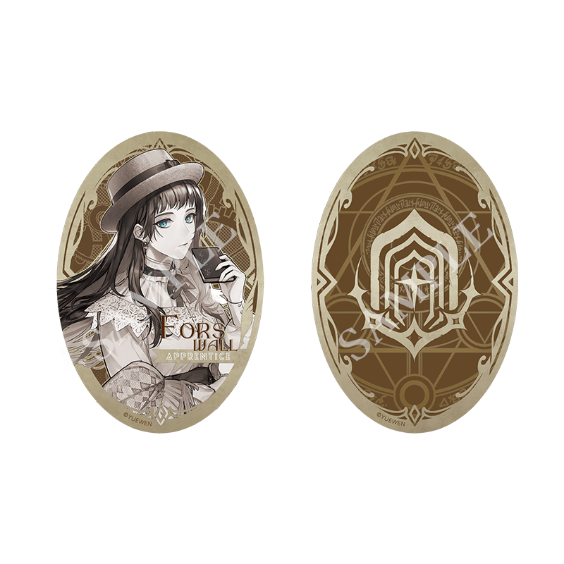 LOTM丨Official painted retro series double flash badge set