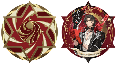 LOTM X Honor of Kings Collab Series Acrylic Photo Card Standee Badges