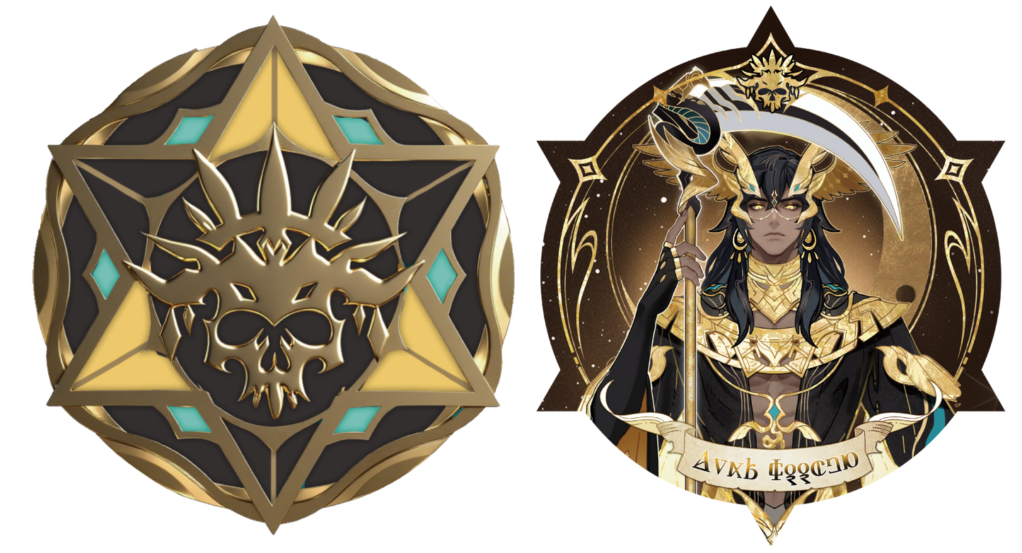 LOTM X Honor of Kings Collab Series Acrylic Photo Card Standee Badges