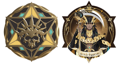 LOTM X Honor of Kings Collab Series Acrylic Photo Card Standee Badges